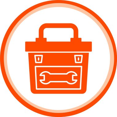 Benzersiz taşıyıcı vektör çizgisi simgesi