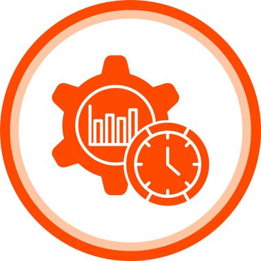 kronometre simgesine sahip dişli