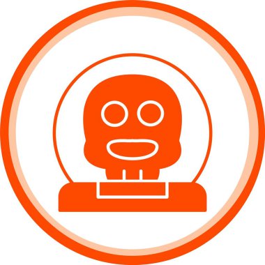 güzel uzaylı simgesi vektör simgesi