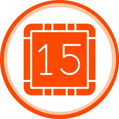 Takvim 5 0 simgesi. Beyaz arkaplanda izole edilmiş web tasarımı için 5 tarihli takvim vektör simgesinin özeti