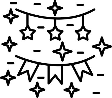 yıldız simgesi vektör illüstrasyonu