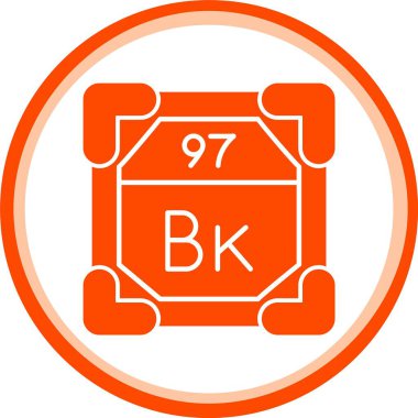 Benzersiz kimyasal vektör çizgisi simgesi