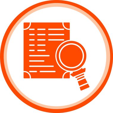 güzel büyüteç ve kabartma vektör simgesi