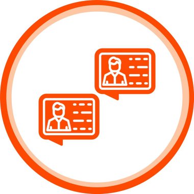 güzel kontak bizimle vektör simgesi