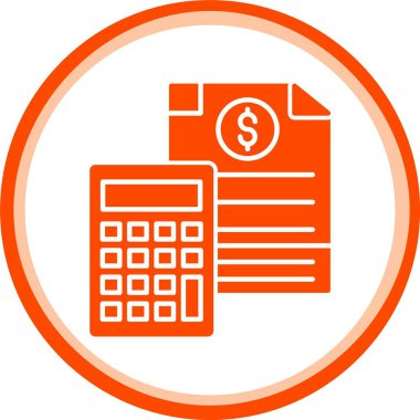 vektör Doları bill simgesi