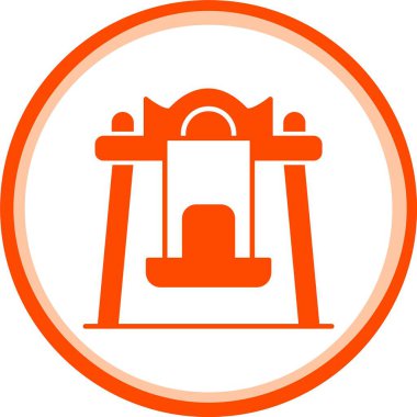 vektör yapı simgesi, basit ve resimleme