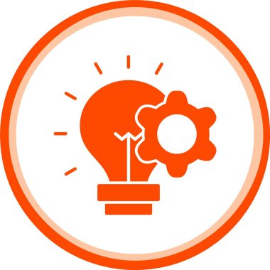 güzel ampul kabartma vektör simgesi