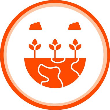 beautiful flower vector glyph icon