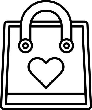 Alışveriş. Web simgesi basit illüstrasyon