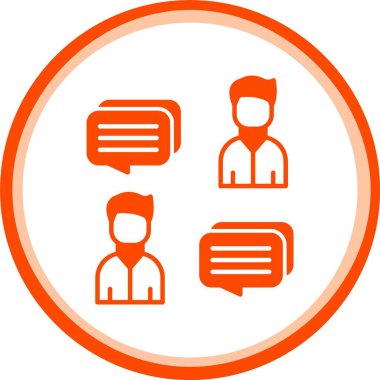 Basit vektör simgeleri, iş konsepti