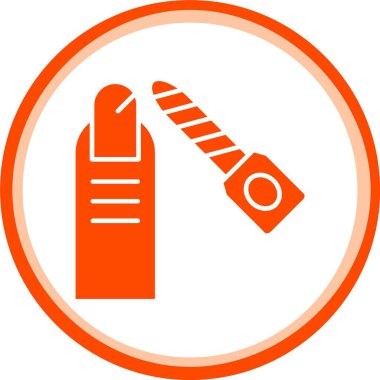 Bir kamera vektör simgesini tutan güzel el