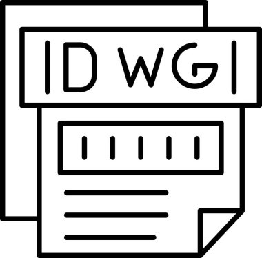 Dosya simgesinin vektör illüstrasyonu