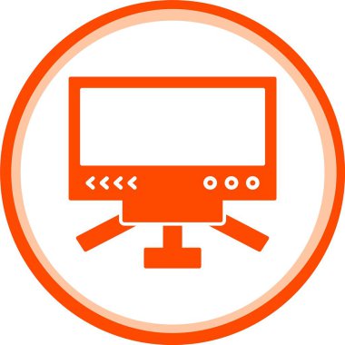 Benzersiz video kamera vektör simgesi