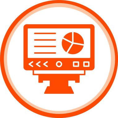 güzel dizüstü bilgisayar ekran vektör simgesi