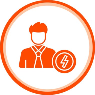 Vektör Adam Simgesi illüstrasyonu