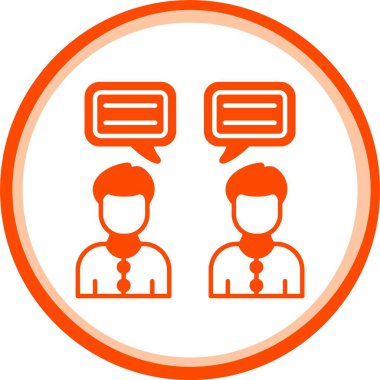 Beyaz arkaplanda basit ve minimalist vektör simgesi