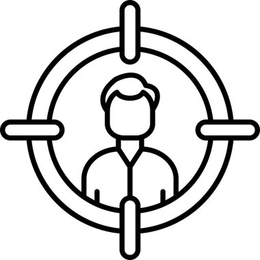 avatar simgesi vektör illüstrasyonu