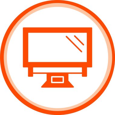 dizüstü bilgisayar kutsal kişilerin resmi, basit vektör çizim