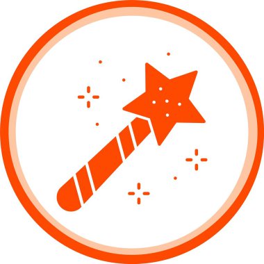 Yıldız simgesinin vektör illüstrasyonu