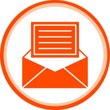 vektör zarf posta sembolü