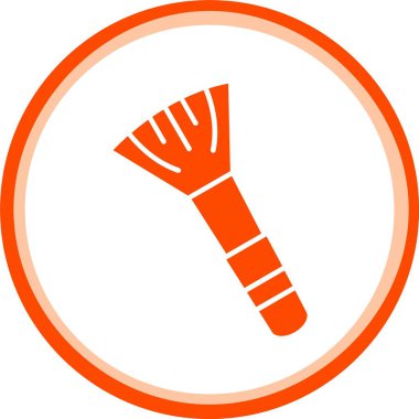 Eşsiz süpürge vektör çizgisi simgesi