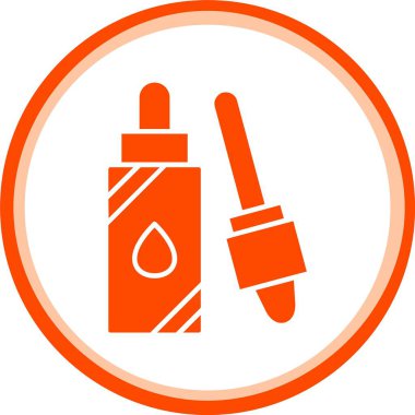 boya kutusu ve sprey şişe simgesi, düz stil.