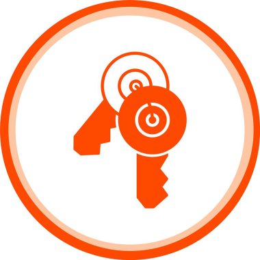 Anahtar ikonu, basit tarzı