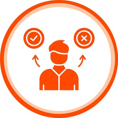 vektör Kullanıcı düz simgesi