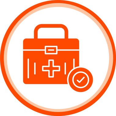 İlk yardım kiti vektör illüstrasyonu