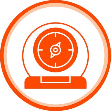 Vektör radar simgesi illüstrasyonu