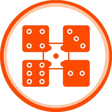 iki zar simgesi, basit özet biçimi