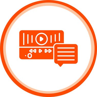 vektör ses kaydedici simgesi