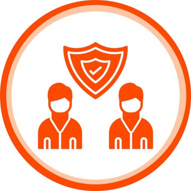 İki erkek ikonu. düz dizayn