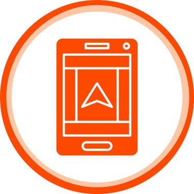 Vektör Mobil simge illüstrasyonu