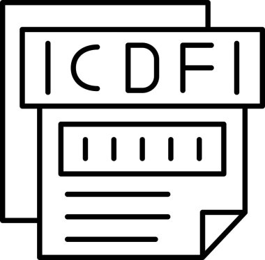 dosya biçimi simgesi, vektör illüstrasyonu