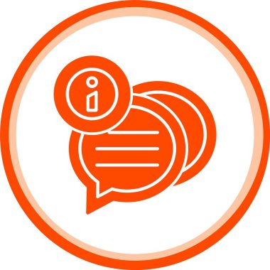 Vektör iletisi Simgesi illüstrasyonu