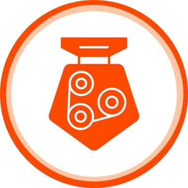 Bir makinenin vektör illüstrasyonuName