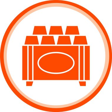 Benzersiz varil vektör simgesi