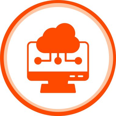 vektör Bulut simgesi