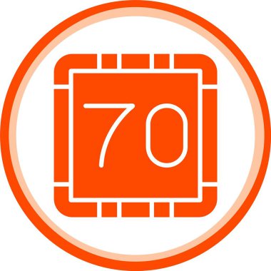 turuncu takvim simgesi, basit biçim