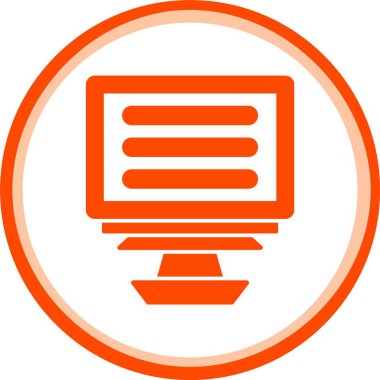 vektör Sunucusu düz simgesi