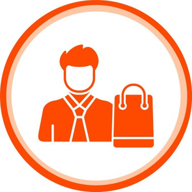 güzel evrak çantası vektör simgesi