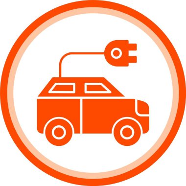 Vektör araba pil simgesi