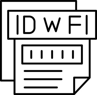 Kablosuz. Web simgesi basit illüstrasyon