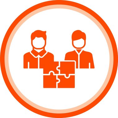 Projeniz için vektör takım çalışması simgesi