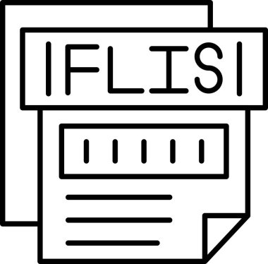 Belge. Web simgesi vektör illüstrasyonu