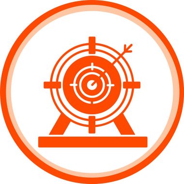 güzel hedef vektör vektör simgesi