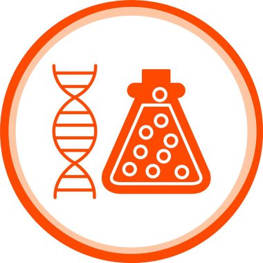 biyokimya simgesi vektör illüstrasyonu