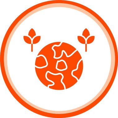 Eşsiz Dünya Vektörü Kabartma Simgesi