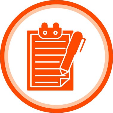 güzel kontrol listesi vektör simgesi